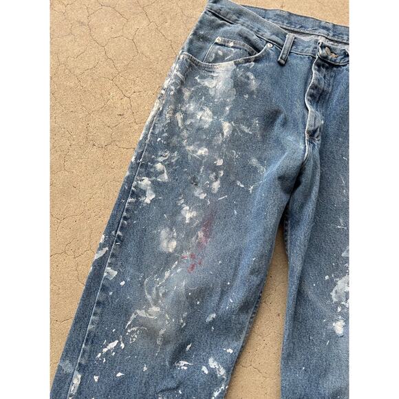Vintage Wrangler painters jeans size 34x29 - Picture 3 of 6